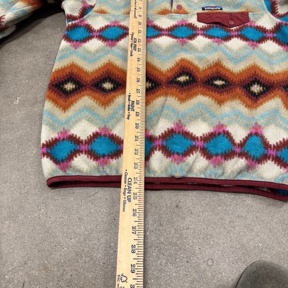 Patagonia Synchilla Aztec Snap-T Fleece Sz M Pullover Timber Twist Southwestern - Picture 6 of 6